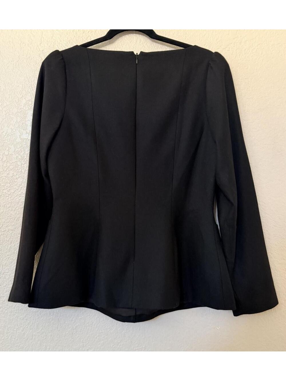 New REFORMATION  Edie Top in Black Size 10 - Picture 3 of 7